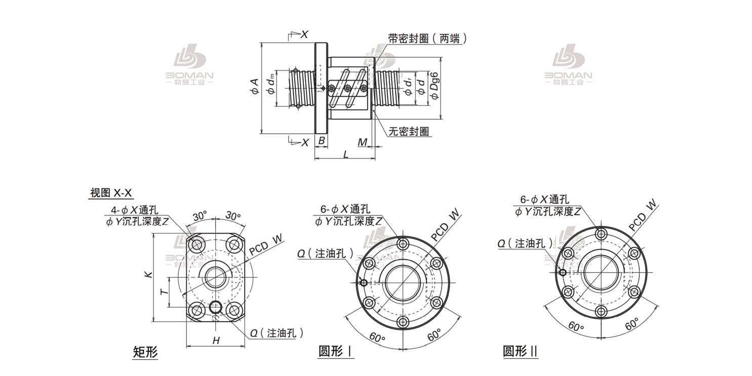 右旋NSK SFT1605-2.5-767-C5-PFT滚珠丝杠