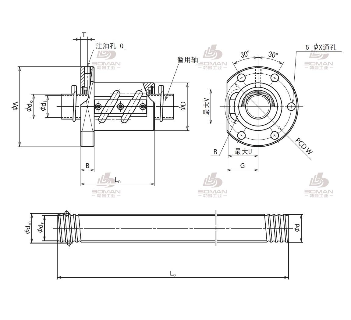 RNFTL2005A2.5S-NSK转造滚珠丝杠