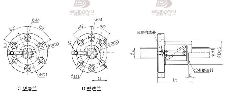 KURODA GR6312FS-DAPR 日本黑田丝杆和THK丝杆
