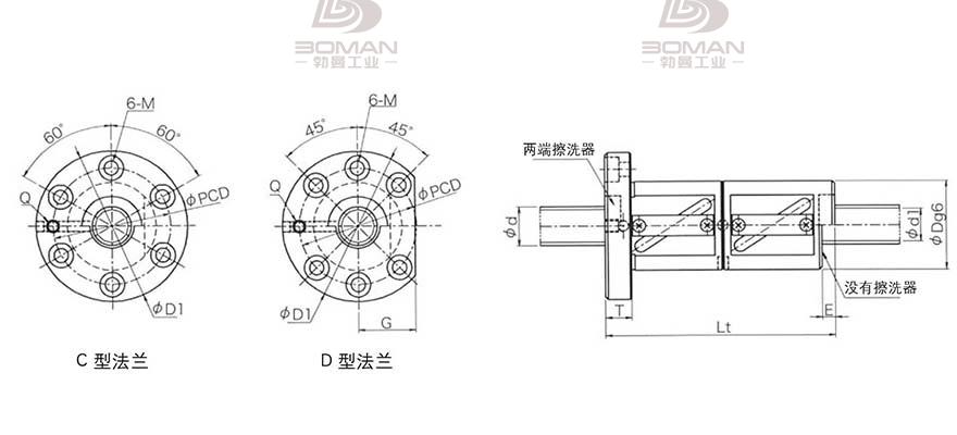 KURODA GR7016ED-CAPR 黑田精工和thk丝杆比较