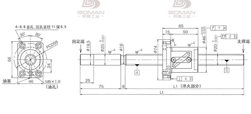 KURODA GG2010DS-BALR-1005A 黑田精工丝杆手册