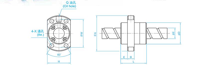 TBI SFE01616-6 tbi滚珠丝杆螺母安装方法