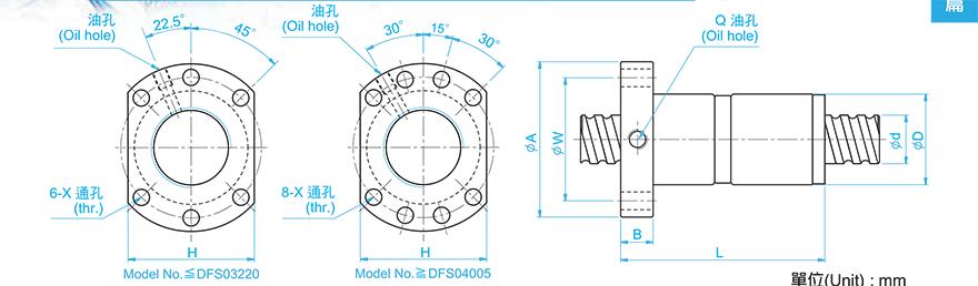 TBI DFS05010-3.8 tbi丝杆组装