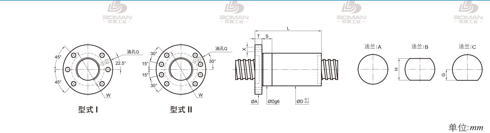 PMI FSDC3636 pmi丝杆东莞