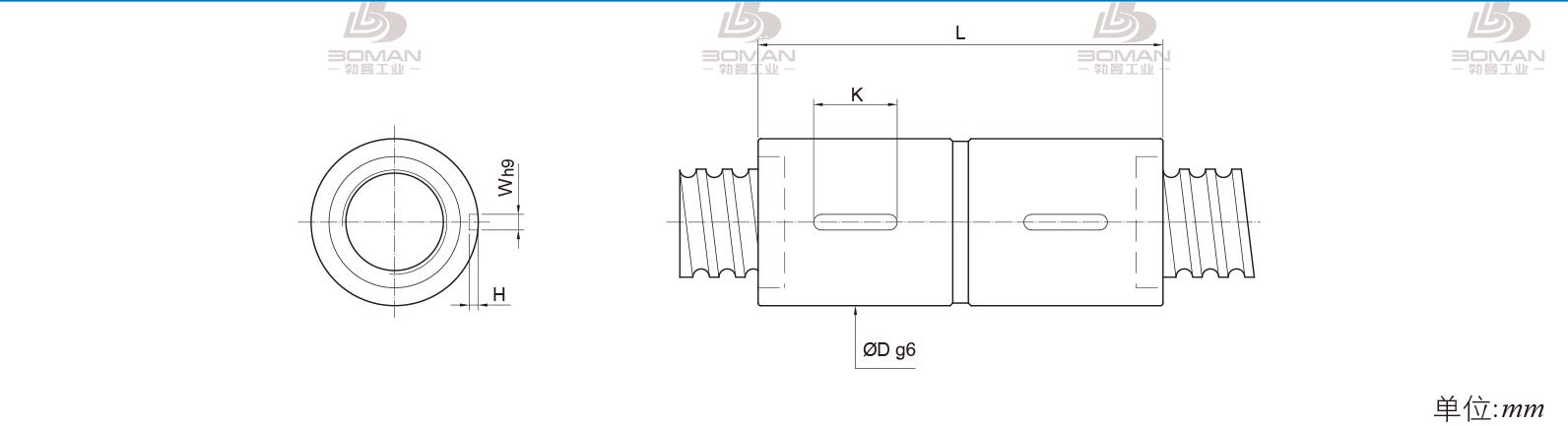 PMI RDIC5010-4 pmi丝杠规格