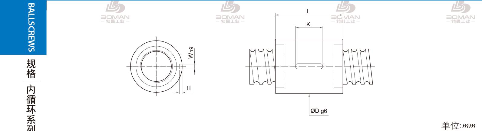 PMI RSIC2005-3 tbi丝杠pmi导轨内嵌模组