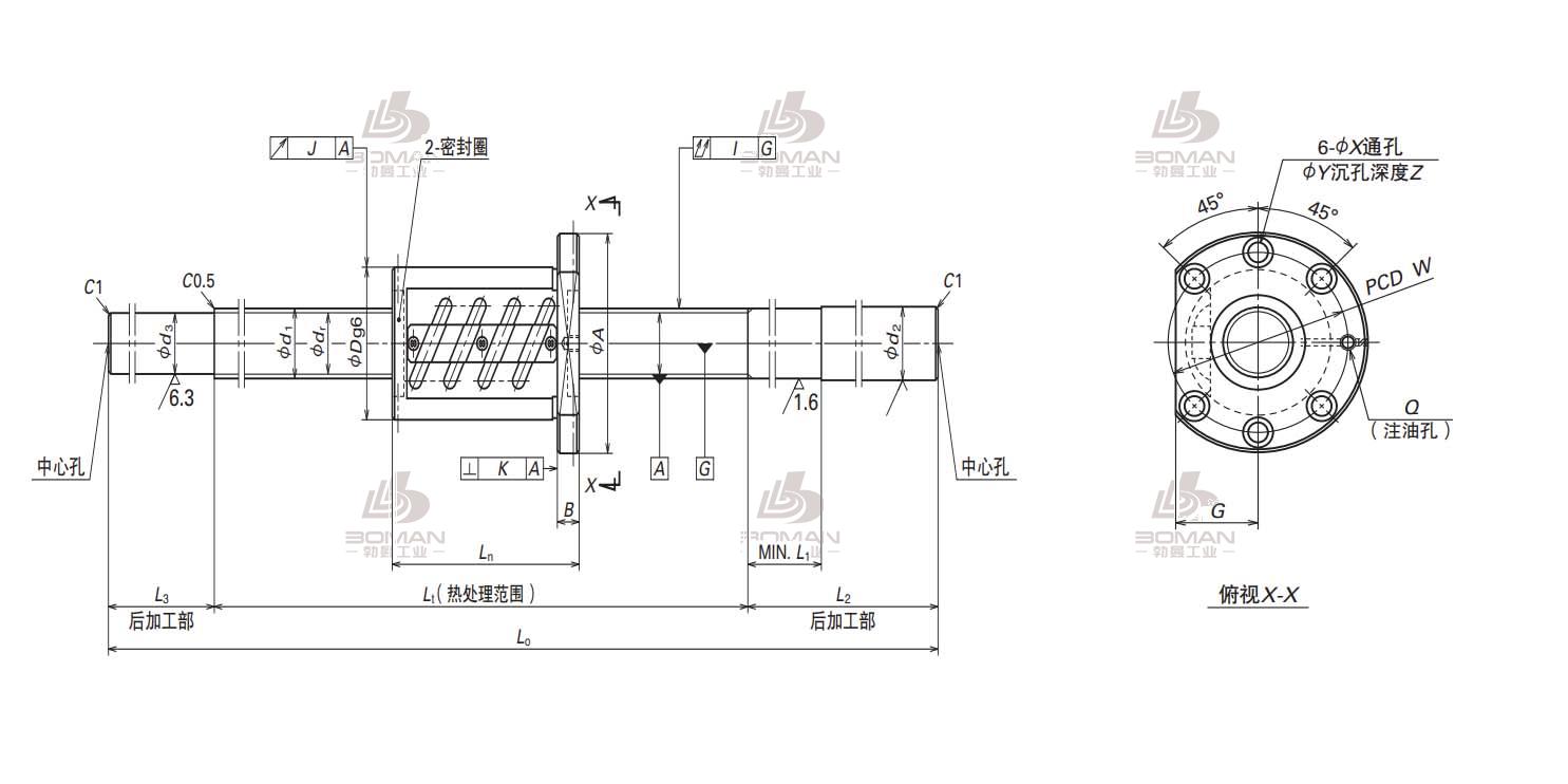 NSK W4012SS-1Z-C5Z8-NSK末端未加工品