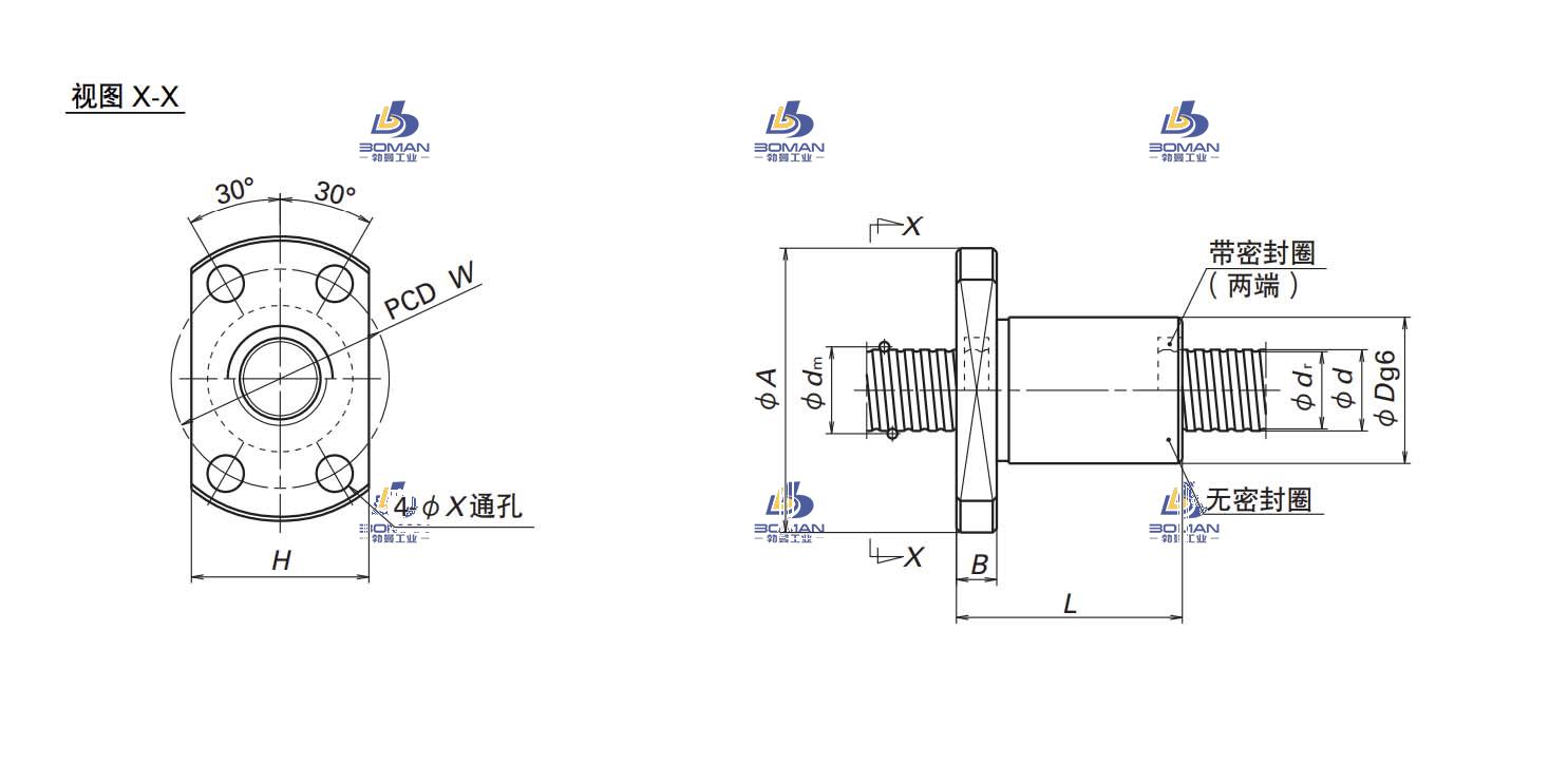 MPFD1002.5-3-NSK DFD滚珠丝杠
