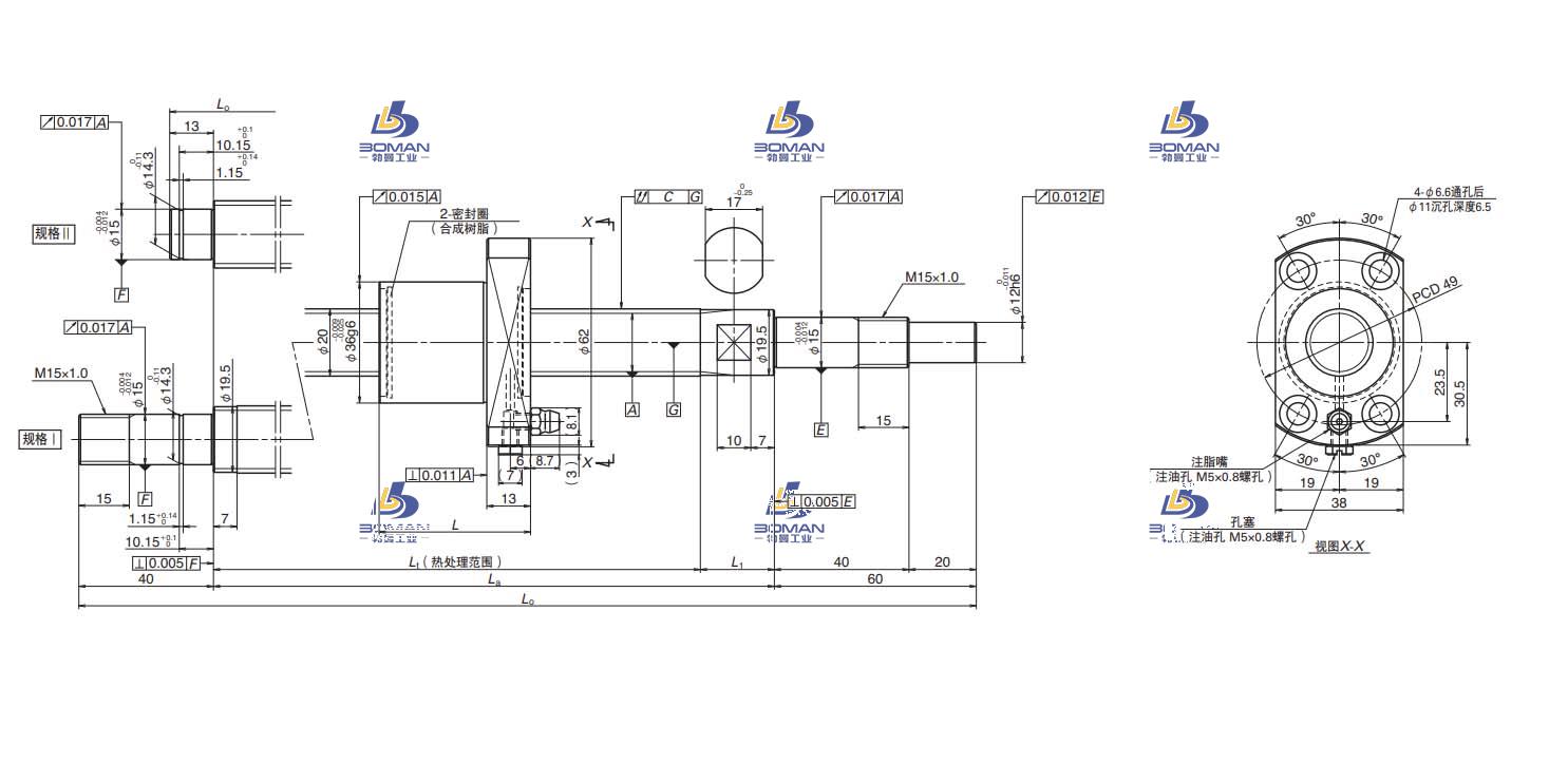 PSS2020N1D0508-PSS滚珠丝杠库存