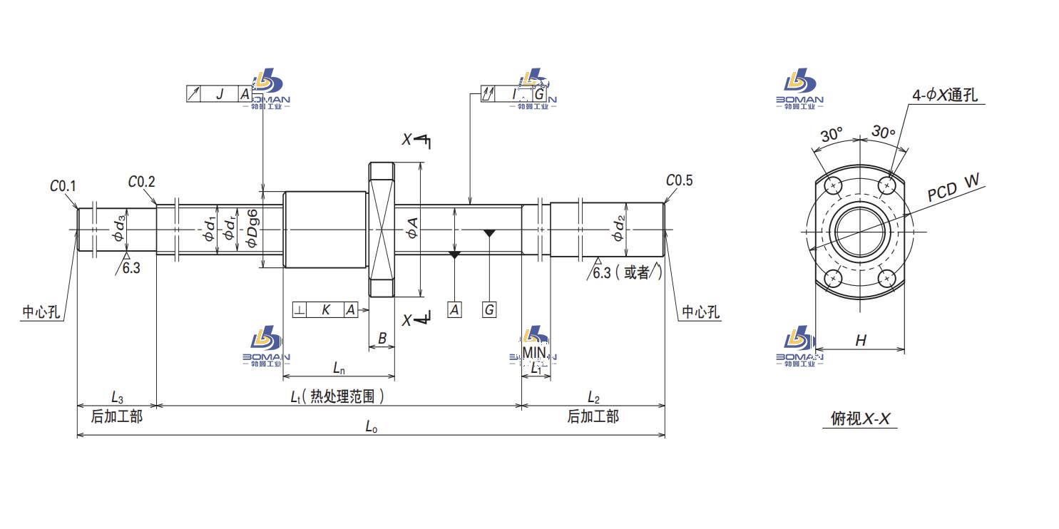 W0601MS-1Y-C3T1-NSK末端未加工品